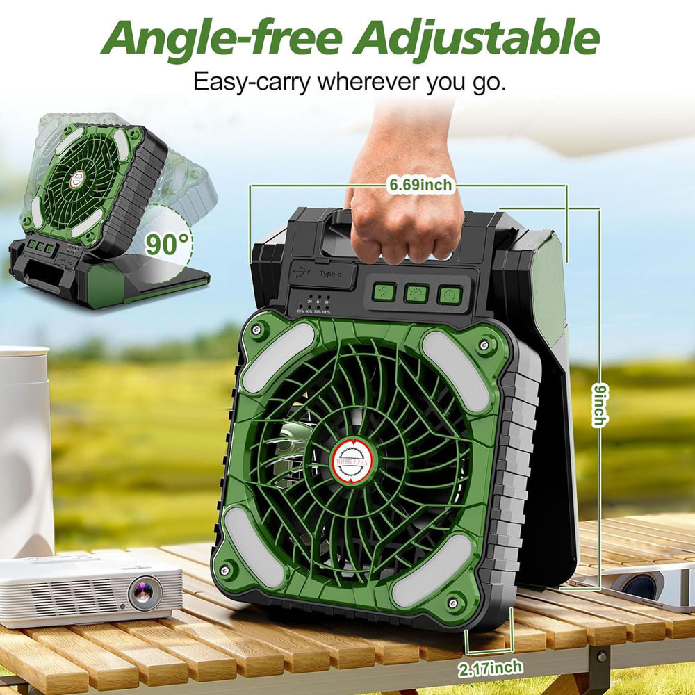 10000Mah Draagbare Camping Led - Renewable Energy Fan recensie en prijs