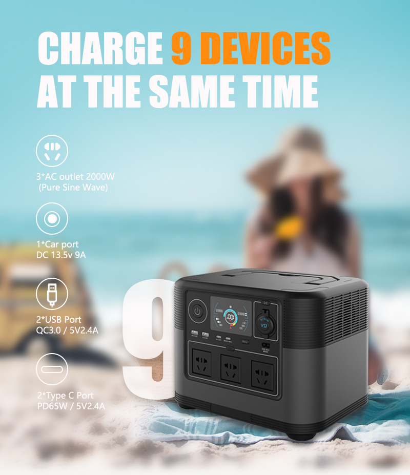 2026 nieuwe 220V 110V 1200W dr - Portable Power Station recensie en prijs