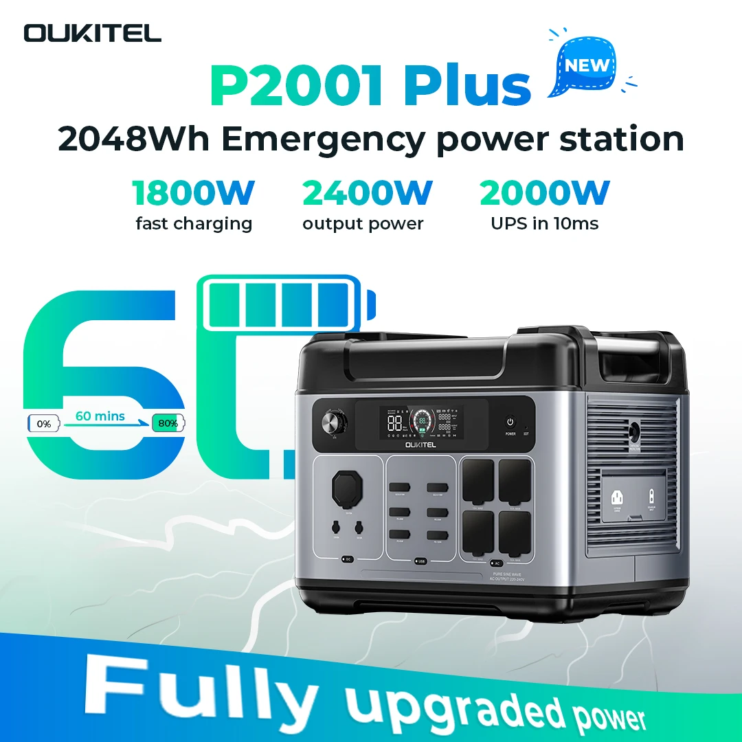 P2001 PLUS 2400W draagbare kra - Portable Power Station recensie en prijs