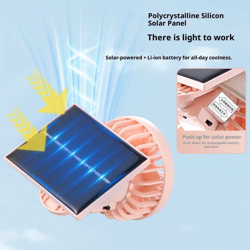 Zonne-aangedreven clip-on vent - Renewable Energy Fan recensie en prijs