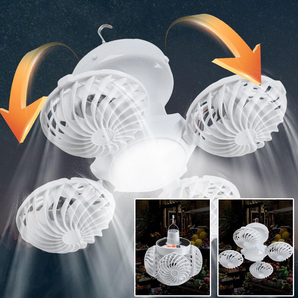 Draagbare oplaadbare LED-lamp  - Renewable Energy Fan recensie en prijs