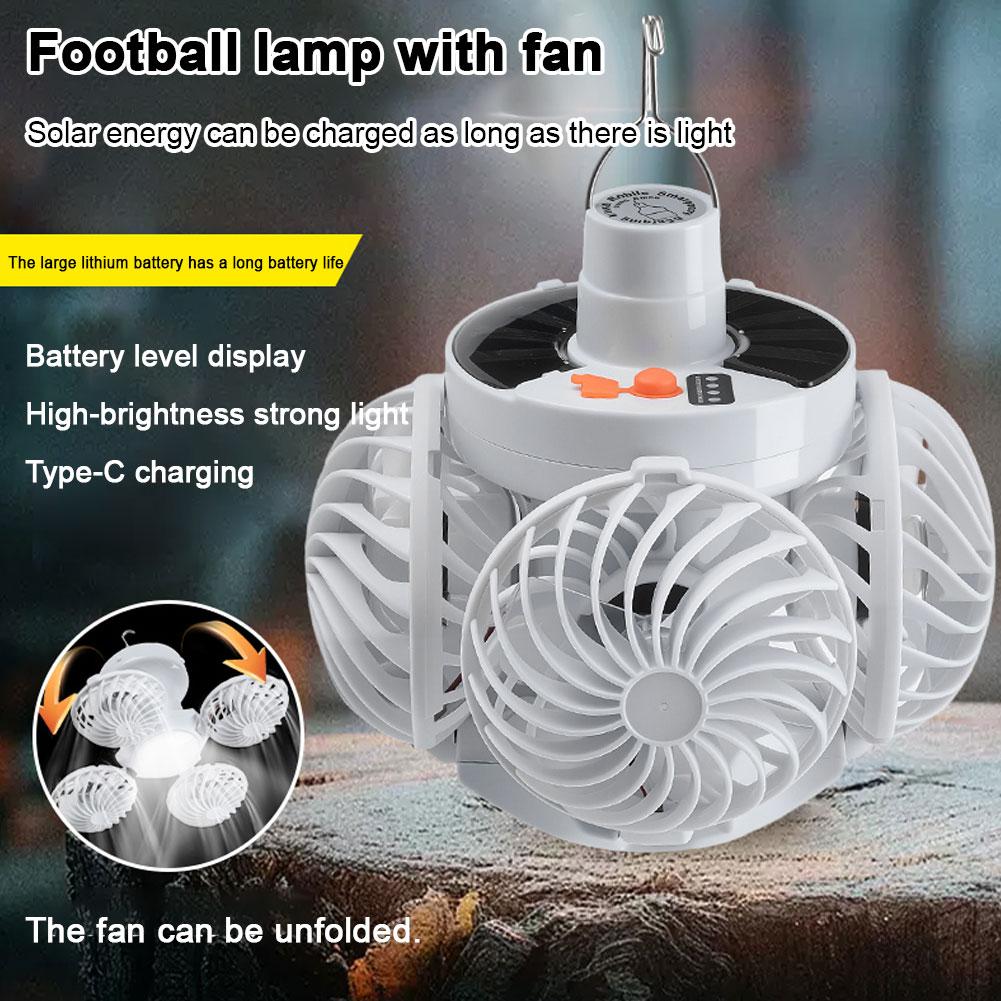 Draagbare oplaadbare LED-lamp  - Renewable Energy Fan recensie en prijs