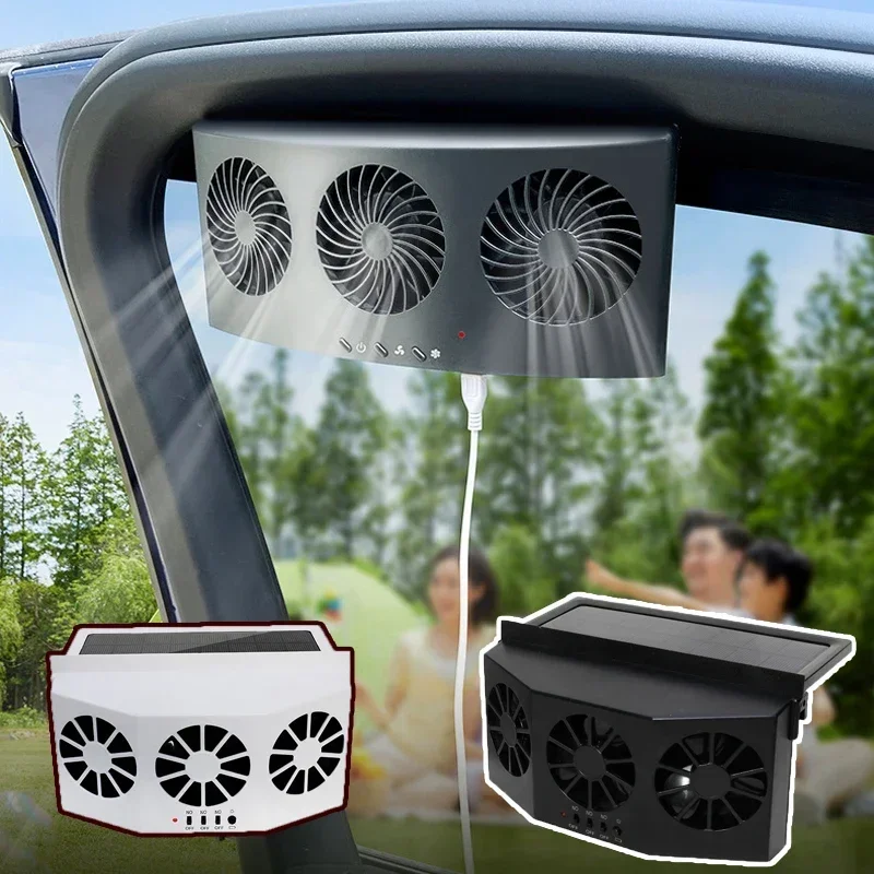USB Solar Oplaadbare Auto-uitl - Renewable Energy Fan recensie en prijs